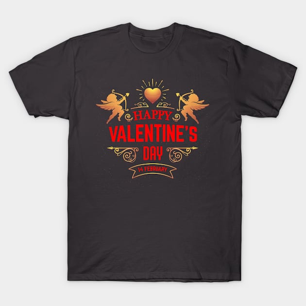 Happy valentines day shirt T-Shirt by lovesout